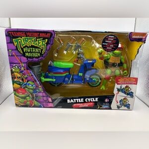 Teenage Mutant Ninja Turtles Mutant Mayhem Battle Cycle w/ Raphael